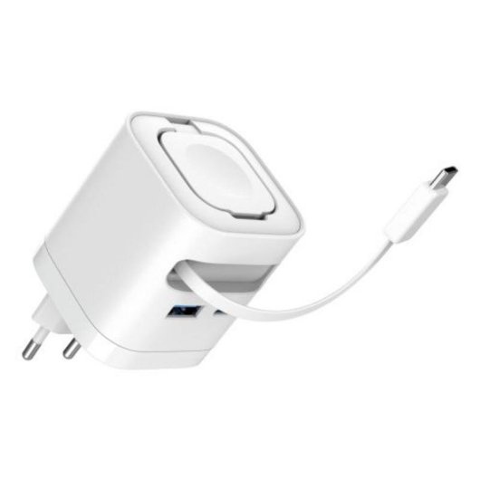 Ladegerät Ansmann 1001-0187 65W USB-C und USB-A Kabellos Weiß