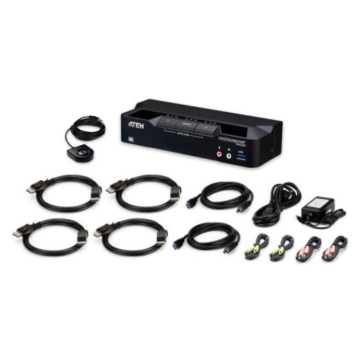 Switch KVM Aten CS1942DPA 2 PC 2 Monitor 8K DisplayPort USB 3.0