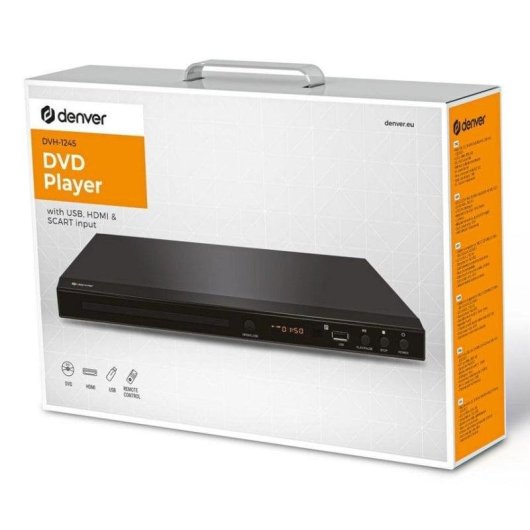 Reproductor Denver DVH-1245MK3 Full HD 1080p HDMI USB