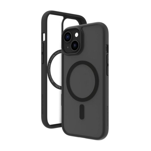 Funda para móvil Dbramante1928 Grenen MS Cover plástico negro compatible con iPhone 17e/16e/15/14/13