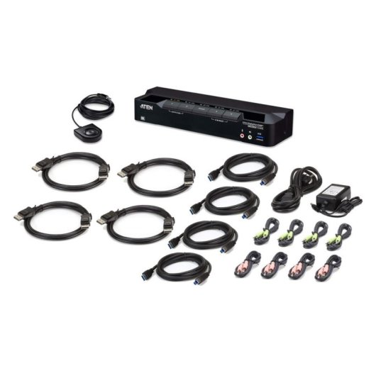 KVM-Switch Aten CS1924A 4 Computer DisplayPort 8K Ultra HD