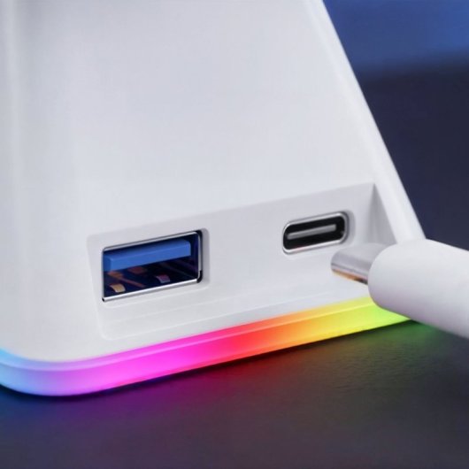 Ratón Mars Gaming MMW-ELITE Inalámbrico 20000 DPI Tri-mode Blanco RGB OLED