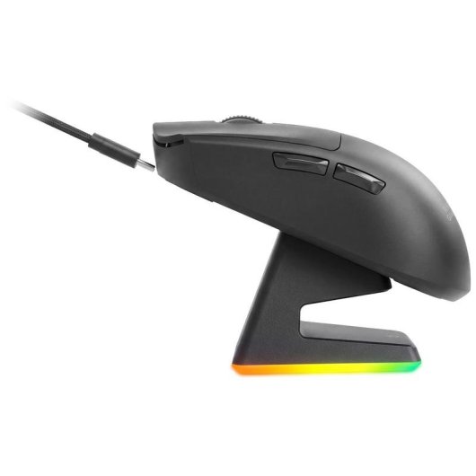 Ratón Mars Gaming MMW-ELITE Inalámbrico 20000 DPI Tri-Mode OLED Negro/Blanco