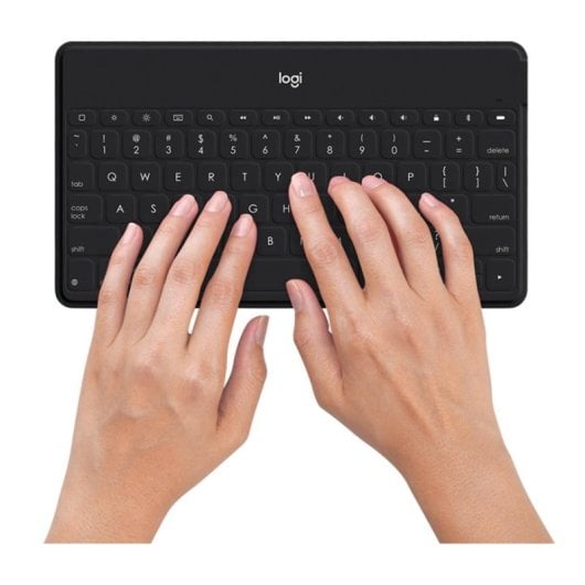 Teclado Logitech Keys-To-Go inalámbrico AZERTY francés resistente al polvo y salpicaduras