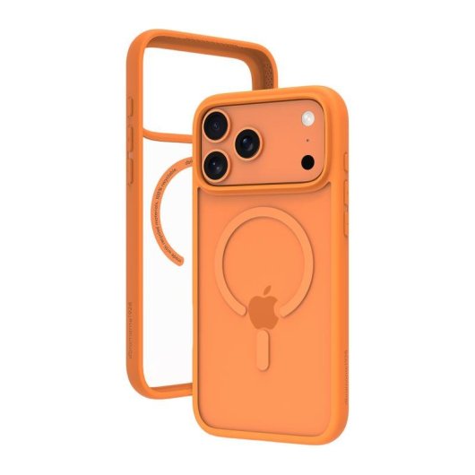 Funda para móvil Dbramante1928 Grenen MS Cover plástico naranja para iPhone 17 Pro Max