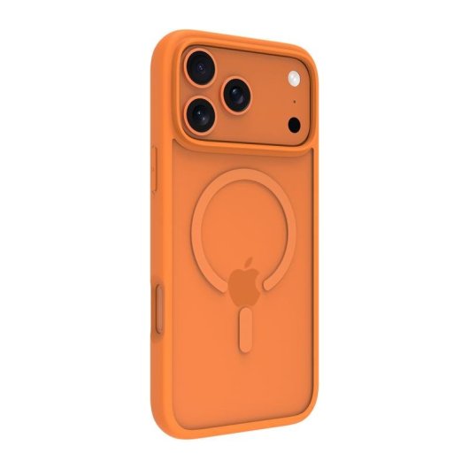 Funda para móvil Dbramante1928 Grenen MS Cover plástico naranja para iPhone 17 Pro Max
