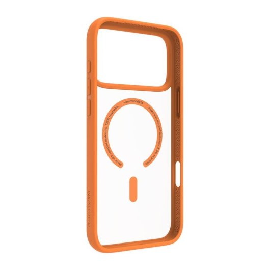 Funda para móvil Dbramante1928 Grenen MS Cover plástico naranja para iPhone 17 Pro Max
