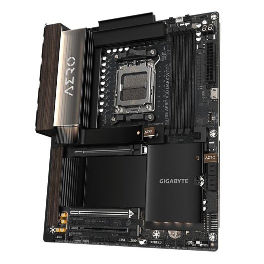 Schede Madri GIGABYTE X870E AERO X3D DARK WOOD AMD X870E AM5 DDR5 ATX WiFi 7 USB4