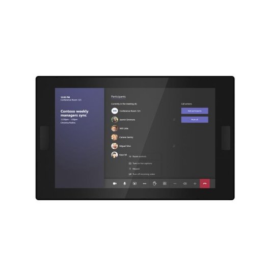 Lenovo ThinkSmart One Pro Microsoft Teams Videokonferenzsystem 10,1" Schwarz