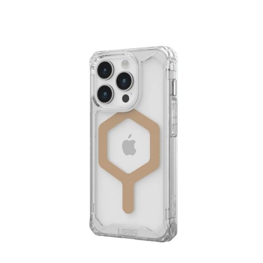 Funda para móvil UAG Urban Armor Gear Cover policarbonato TPU oro transparente para iPhone 15 Pro