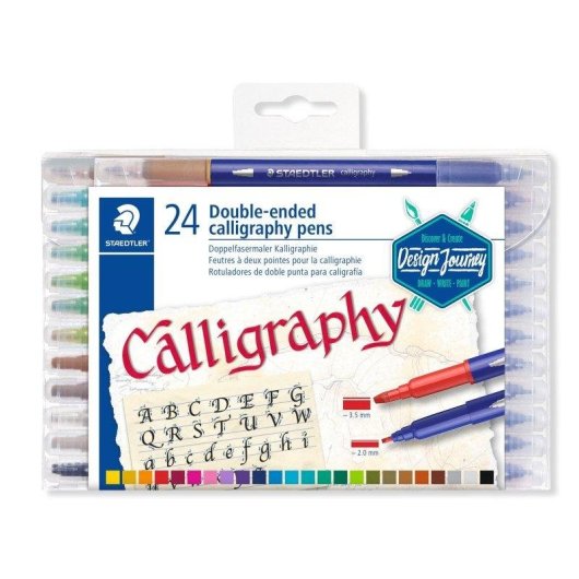 Marcadores Staedtler Design Journey Dupla Ponta 24 Unidades