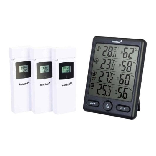 Station Météorologique Levenhuk Wezzer Plus LP20 avec 3 Capteurs Sans Fil