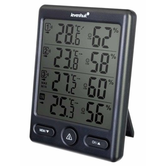 Station Météorologique Levenhuk Wezzer Plus LP20 avec 3 Capteurs Sans Fil