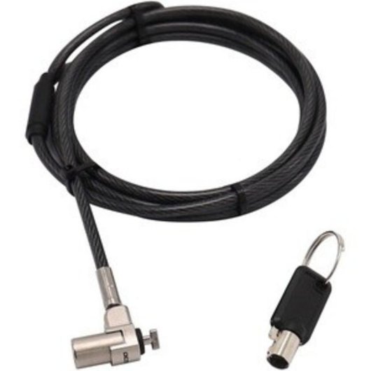 Câble antivol Dicota D31831 2 m Clé ronde Noir Argent