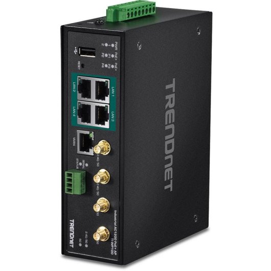 Router Trendnet TI-WP100 Ethernet WiFi 5 AC1200 Doble Banda PoE+ Industrial