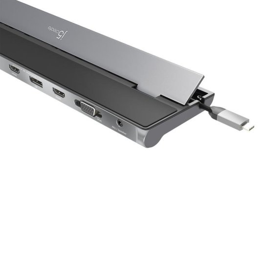 Station d'accueil USB-C J5create JCD543-N pour trois écrans 4K