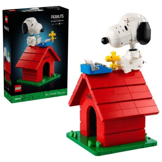 LEGO Ideas Peanuts La Caseta de Snoopy 21368 964 piezas