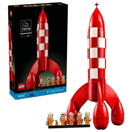 LEGO Ideas Cohete Lunar de Tintin 21367 1283 piezas