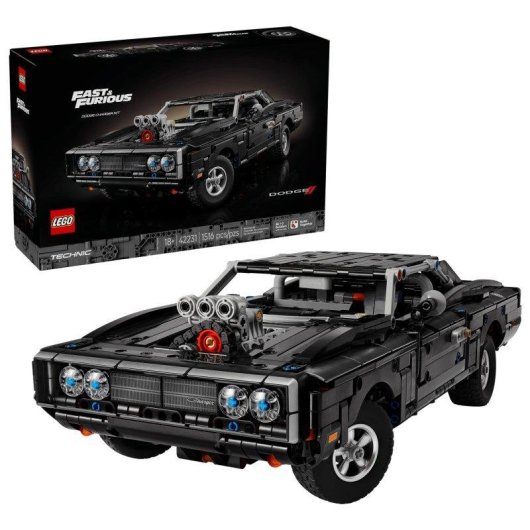LEGO Technic Coche Dodge Charger R/T de Fast and Furious 42231 1516 piezas