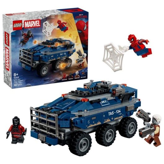 LEGO Marvel Spider-Man Persecución del Furgón Penitenciario 76349 367 piezas