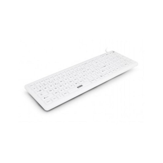 Teclado Urban Factory AKB69UF USB com fio QWERTY antibacteriano IP68 branco