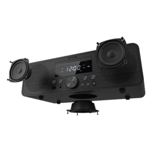 Microset Muse M-880 FBC 80W RMS Bluetooth 5.0 FM Radio LED Zwart