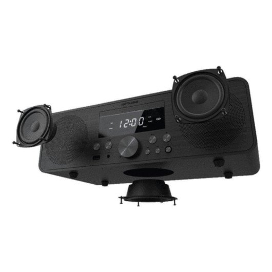 Microset Muse M-880 FBC 80W RMS Bluetooth 5.0 FM Radio LED Zwart