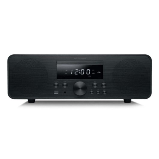 Microset Muse M-880 FBC 80W RMS Bluetooth 5.0 FM Radio LED Zwart
