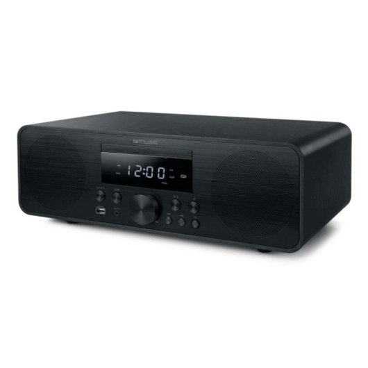 Microset Muse M-880 FBC 80W RMS Bluetooth 5.0 FM Radio LED Zwart