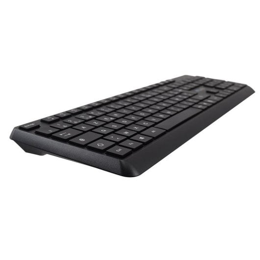 Tastiera V7 CKU350ES a membrana completa con mouse ottico USB 2500 dpi nero