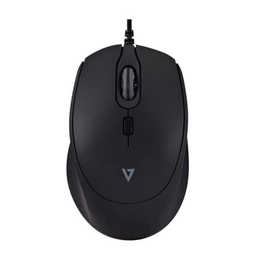 Tastiera V7 CKU350ES a membrana completa con mouse ottico USB 2500 dpi nero