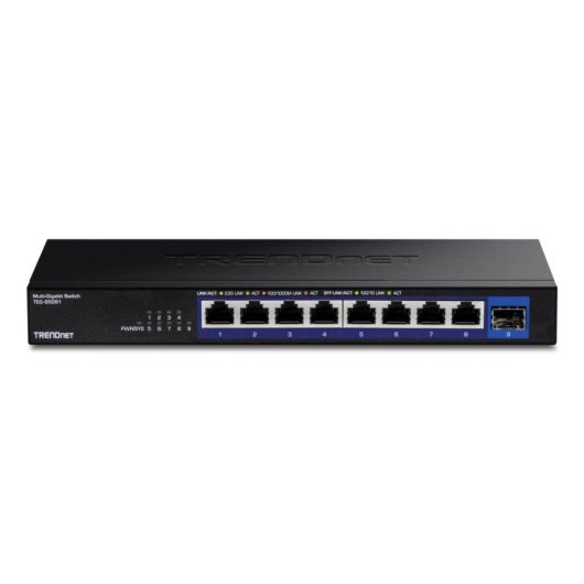 Switch Trendnet TEG-S5091 8 Ports 2.5G Unmanaged Wandmontage