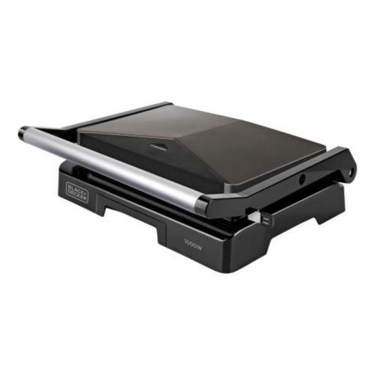 Grillplatte Black & Decker 1000W 2 Antihaftplatten 180º