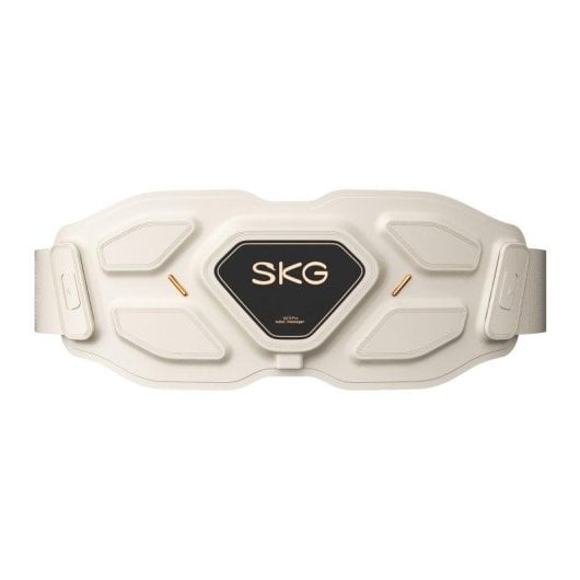 Masajeador Lumbar SKG W9 Pro Blanco con Vibración, Pulsaciones y Calor