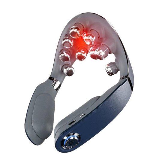 Masajeador de Cuello SKG G7 Pro-Fold Azul Terapia Luz Roja