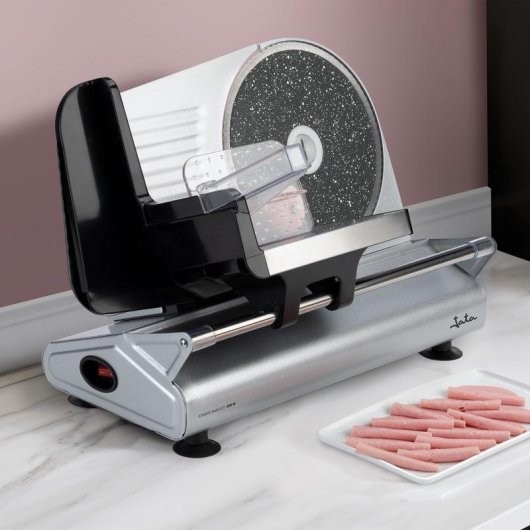 Cortador de Jamón Jata Cuchilla 22 cm Ajuste 0-15 mm 200 W