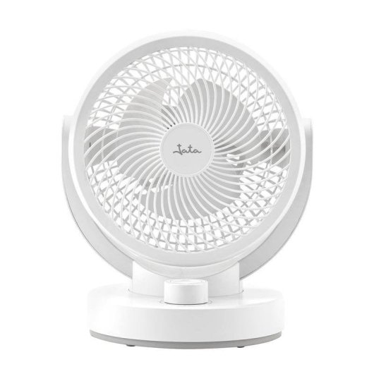 Ventoinha de Sobremesa Jata JV3026 40W 3 Velocidades Oscilante Cabeça Inclinável Silenciosa