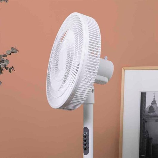 Standventilator Jata 50W 3 Geschwindigkeiten Automatische Oszillation Leise Höhenverstellbar