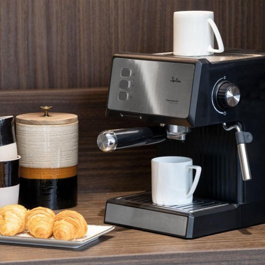 Caffettiera Jata con riscaldatore e schiumatore ad alta pressione 850 W