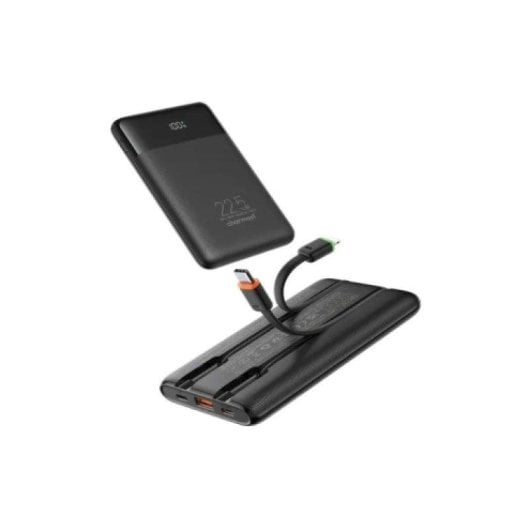 Power Bank Charmast W1202 10.000 mAh 22.5W Ultra Slim com cabos integrados