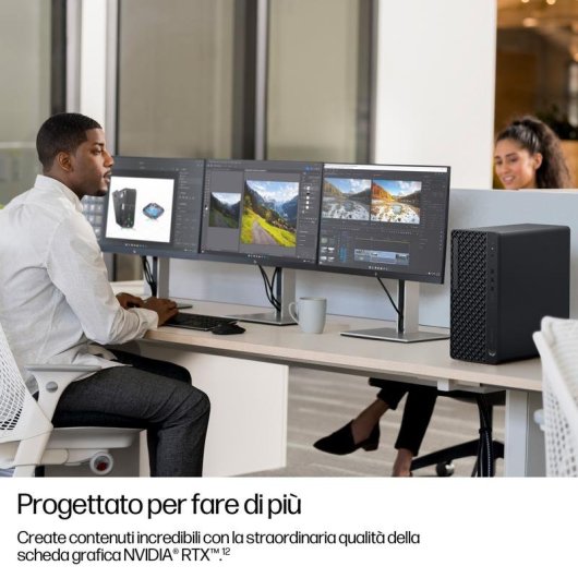 PC fisso HP EliteDesk 8 Tower G1i Intel Core Ultra 7 265 16GB 512GB SSD Windows 11 Pro WiFi7