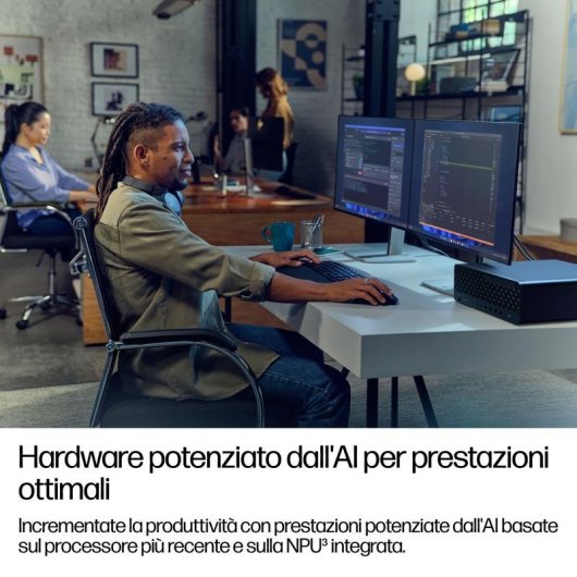 PC fisso HP EliteDesk 8 SFF G1i Intel Core Ultra 7 265 16GB 512GB SSD Windows 11 Pro WiFi7