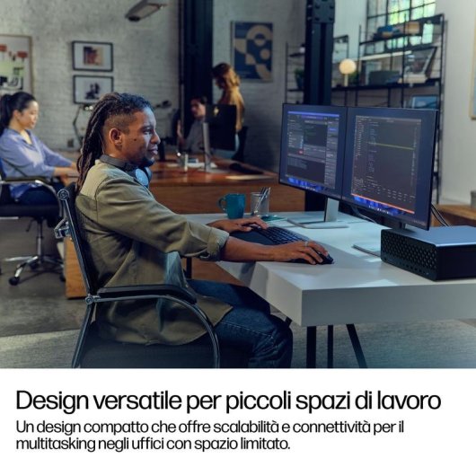 PC fisso HP EliteDesk 8 SFF G1i Intel Core Ultra 7 265 16GB 512GB SSD Windows 11 Pro WiFi7