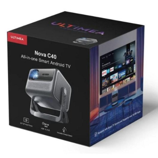 Proyector Ultimea Nova C40 FullHD 600 Lúmenes 120" LED LCD Android TV Portátil