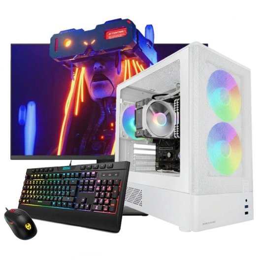PC Sobremesa NeoPC Intel Core i3 12100F 8GB 480GB SSD RTX 3050 Windows 11 Pro Monitor 27"
