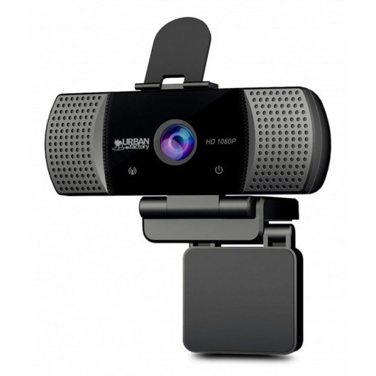 Cámara web Urban Factory WHD20UF-V2 Full HD 1080p 2 MP USB Negro