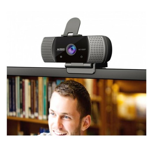 Cámara web Urban Factory WHD20UF-V2 Full HD 1080p 2 MP USB Negro