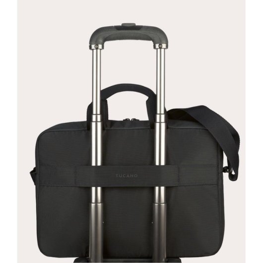 Maletín Tucano Global 15.6" para portátil, negro, con tirante para hombro