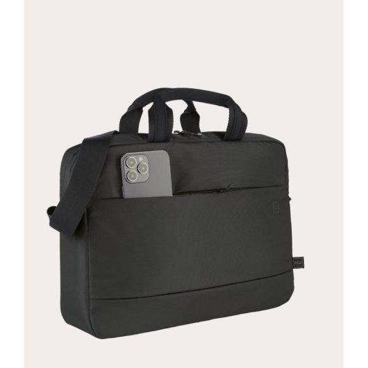 Maletín Tucano Global 15.6" para portátil, negro, con tirante para hombro