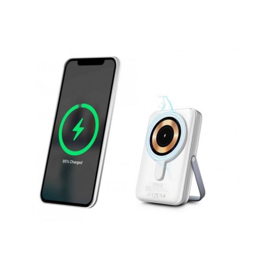 Externe Batterie Urban Factory Magnee Power 10000 mAh Kabelloser Ladeadapter Weiß